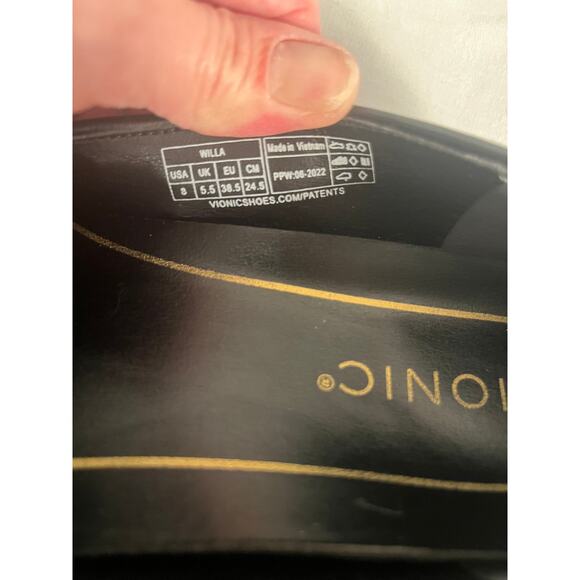 Vionic Willa Real Hair Calf Hair Loafers Zebra Print Women’s Size 8 Comfort - Picture 3 of 6